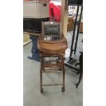 An early 20th century metamorphic high chair.