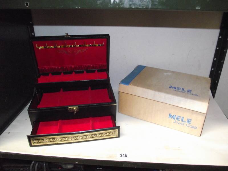 A Mele jewel case with original box.