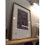 A limited edition framed and glazed print 'Old Smokey' by Marc Grimshaw 14/150