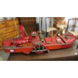 A Meccano paddle steamer,