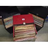 3 boxes of LP records, a mixture, including Lionel Ritchie, Gladys Knight,