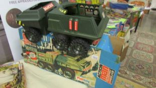 A boxed Palitoy Action Man multi-terrain vehicle.