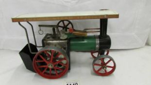 A Mamod traction engine.