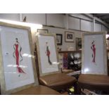 3 new framed and glazed silhouettes.