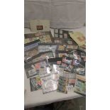 A mixed lot of UK and world stamps.