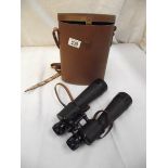 A good pair of Lieberman & Gortz 25 x 52 binoculars with coated lenses.