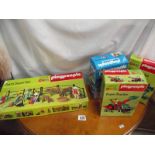 A 1970's Playepeople farm super set, tractor, basic set and accessories, Nos 1781, 1787, 1787/1,