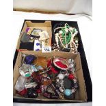 A good lot of vintage jewellery including earrings, necklaces, bracelets,