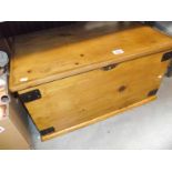 A wooden trunk (missing key)