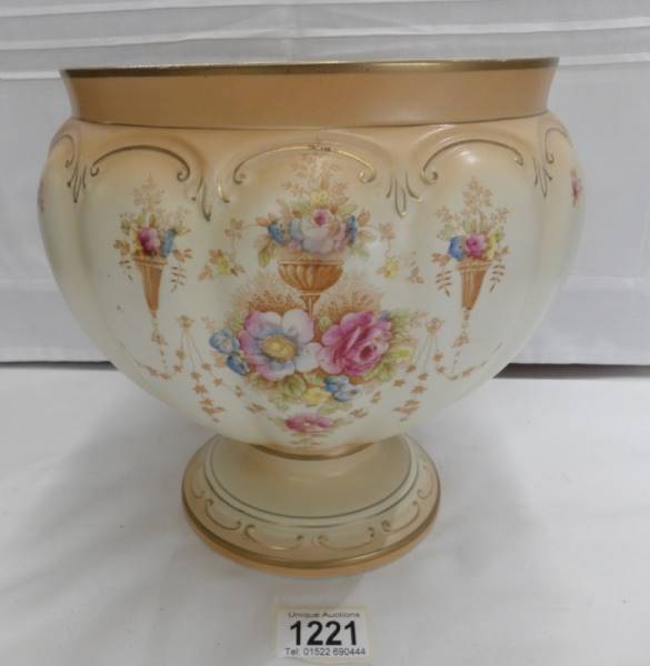 A Fielding Devon ware jardiniere.