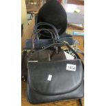 A quantity of vintage handbags etc.