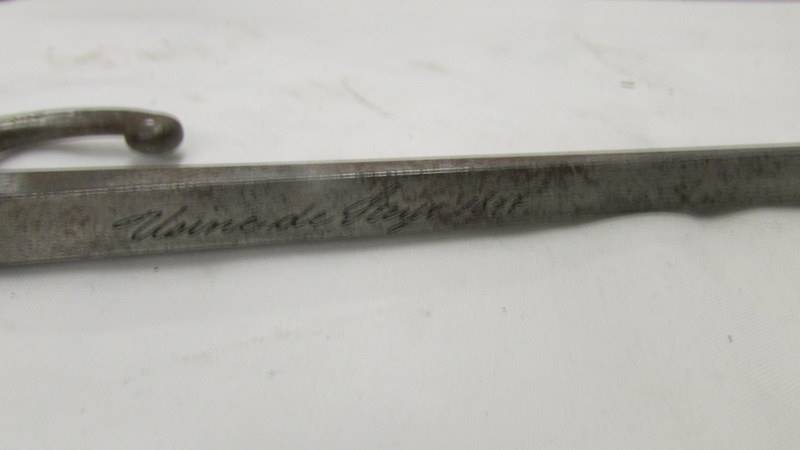A French bayonet - Voine De Steyr 1877, M90700. - Image 4 of 4