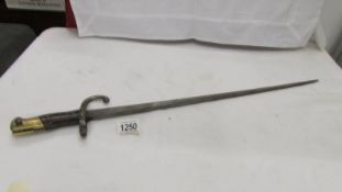 A French bayonet - Voine De Steyr 1877, M90700.