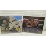 Two signed 'Destination Star Trek' photographs including Wil Wheaton.