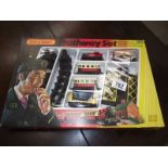 A boxed Matchbox G-2 railway set.