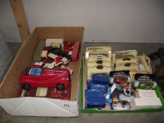 A quantity of boxed and unboxed diecast inc. Yesteryear, Lledo, Corgi etc.