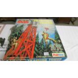 A boxed Palitoy action man training tower.