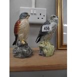 2 Beneagles Whisky birds (Merlin and Kestrel) both full