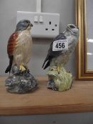 2 Beneagles Whisky birds (Merlin and Kestrel) both full