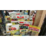 4 boxed Dinky's including Esso Tanker, Aveling-Barford Diesel Roller,