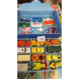 A Matchbox Superfast collectors mini case with 24 cars.