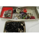 A large quantity of costume jewellery.