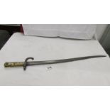 A French bayonet - Mle Nle De Chat, 9 Fre 1871. G17026.