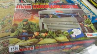 A boxed Palitoy Action man electronic command centre.