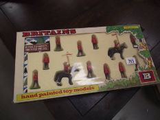 A boxed 1970's Britain's 7695 Royal Canadian Mounted Police set.