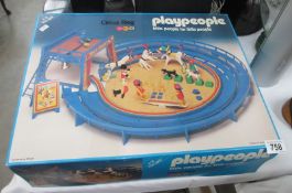 A boxed 1970s Marx PlayPeople Circus Ring (unchecked)