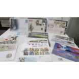 Approximately 17 Royal Mail coin covers including Red Arrows, Millenium moments £5,