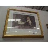 Walking The baby' framed and glazed limited edition print 30/850 by Marc Grimshaw