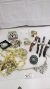 A mixed lot including watches, jewellery etc.