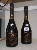 2 bottles of limited edition 1990 Coeur de Cuvee champagne.