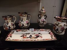 A quantity of Mason's china including 3 graduating jugs ****Condition report**** All