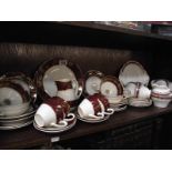 Midwinter stylecraft and Salisbury bone china tea ware