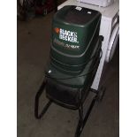 A Black & Decker GA 1800 E garden shredder.