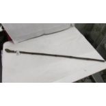 An old sword stick. Overall length 86 cm, blade 46 cm.