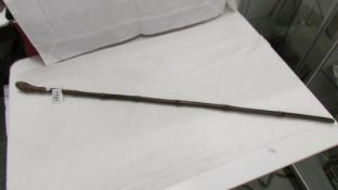 An old sword stick. Overall length 86 cm, blade 46 cm.