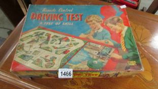 A 1950's Merit Remote Control Driving test game.