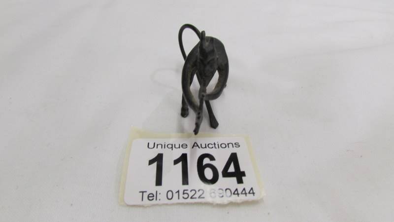 A miniature iron figure of Satan. - Image 3 of 3