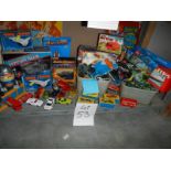 A mixed lot of vintage toys including Matchbox, marbles, Star Wars, Lego etc.