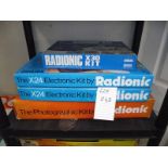 4 Philips Radionic x24 and x30 sets and a photography kit,