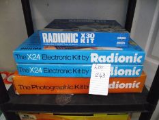 4 Philips Radionic x24 and x30 sets and a photography kit,