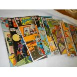 A quantity of DC adventure comics