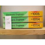 3 Philips electronic engineer kits, EE1004 x 2, EE1005, all sealed inside, being sold as seen,
