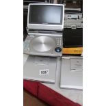 4 Panasonic DVD & CD players, 1 LG DVD writer, untested.