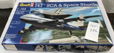 Revell Boeing 747 SLA & Space shuttle kit, unused 1;144 scale, No.