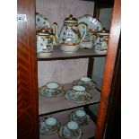 A Chinese tea set.