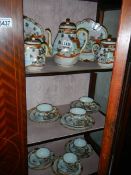 A Chinese tea set.
